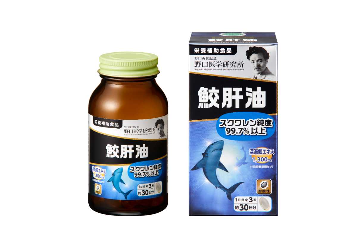 鮫肝油　プレミアムw 野口医学研究所　6個　賞味期限2025年5月まで Amazon | 野口医学研究所 鮫肝油 W Premium 150粒 | 野口